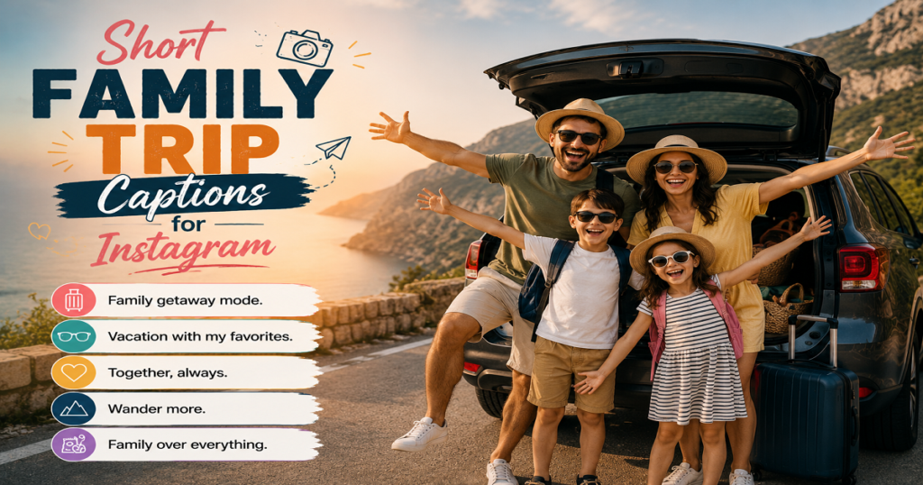 Family Trip Captions for Instagram