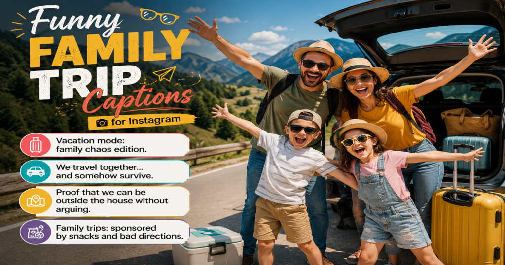 Family Trip Captions for Instagram