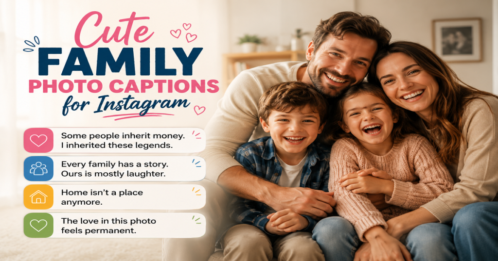 Family Photo Captions for Instagram