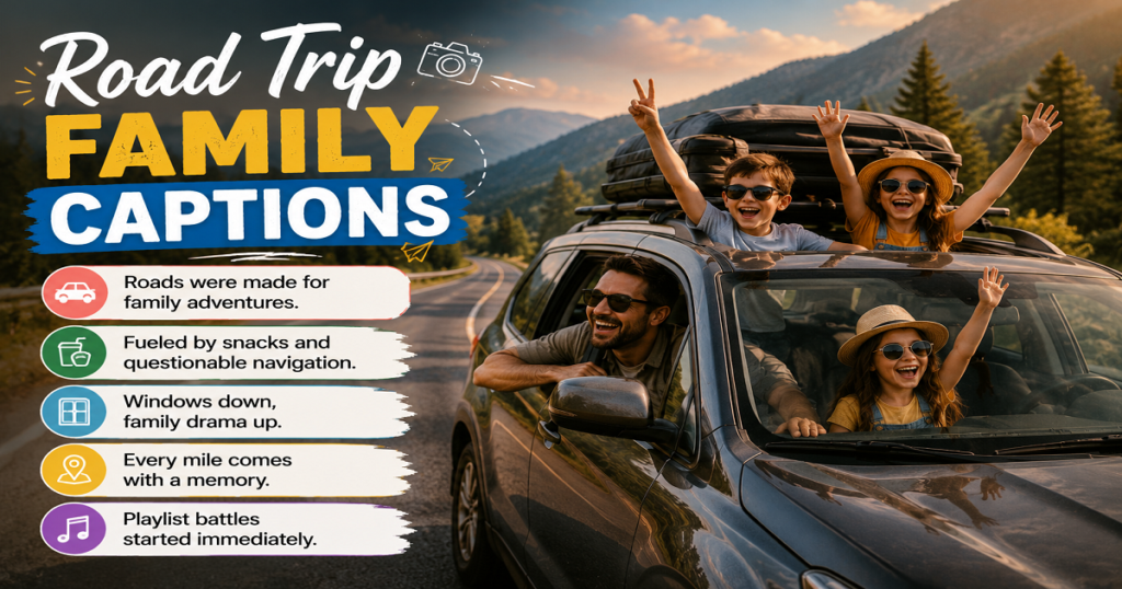 Family Trip Captions for Instagram