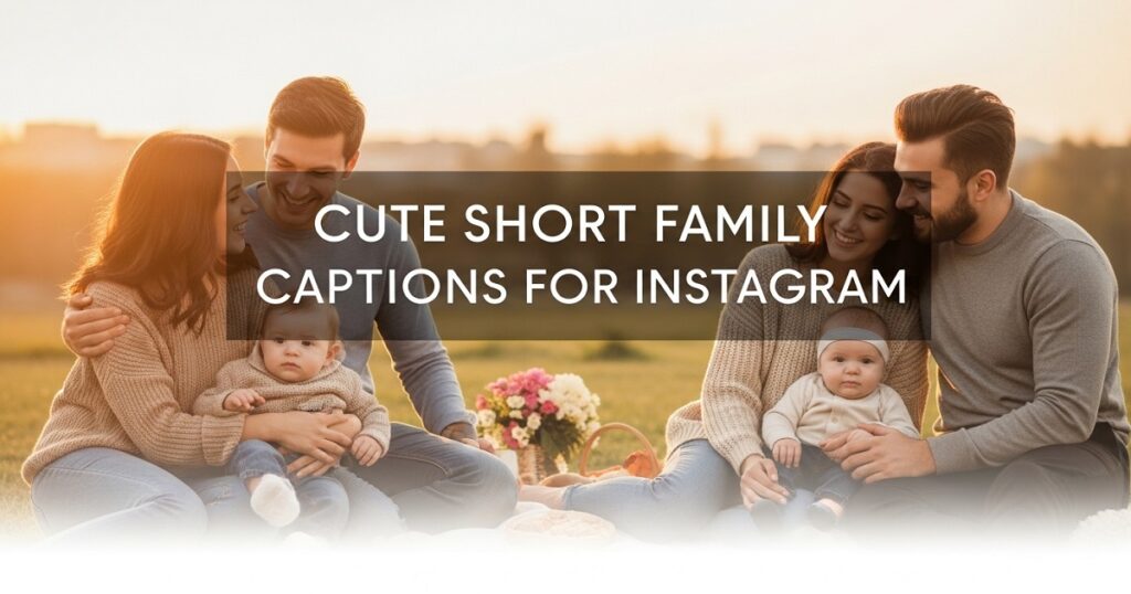 Short Family Captions for Instagram