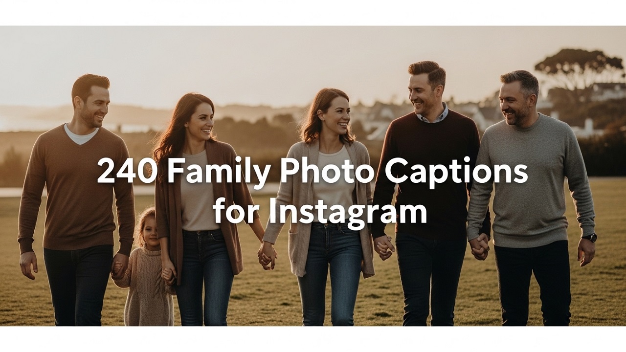 Family Photo Captions for Instagram