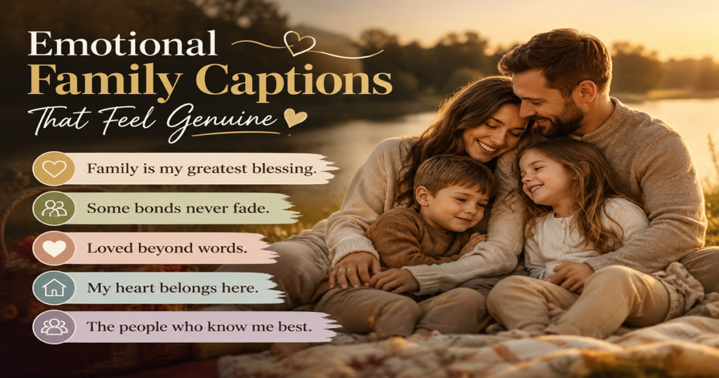 Short Family Captions for Instagram