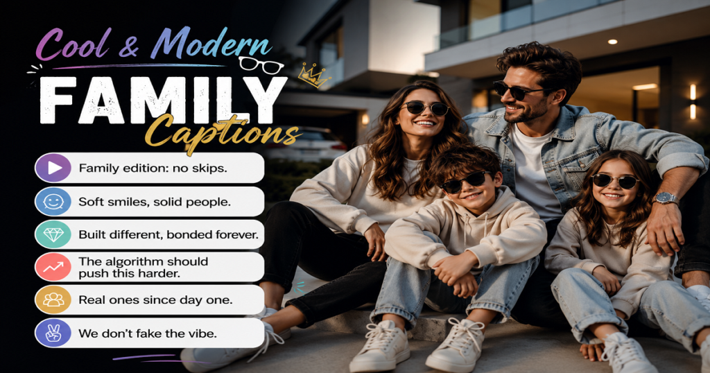 Short Family Captions for Instagram
