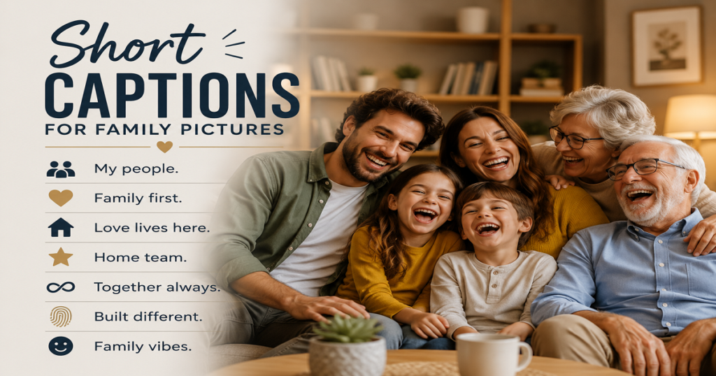 Captions for family pictures