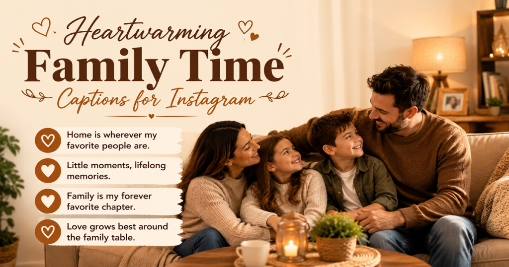 family time captions for Instagram 