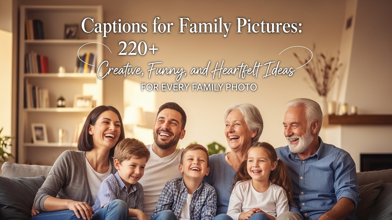 Captions for Family Pictures: 220+ Creative, Funny, and Heartfelt Ideas for Every Family Photo