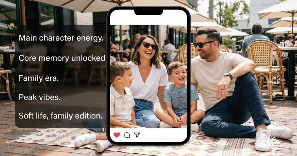 Short Family Photo Captions for Instagram