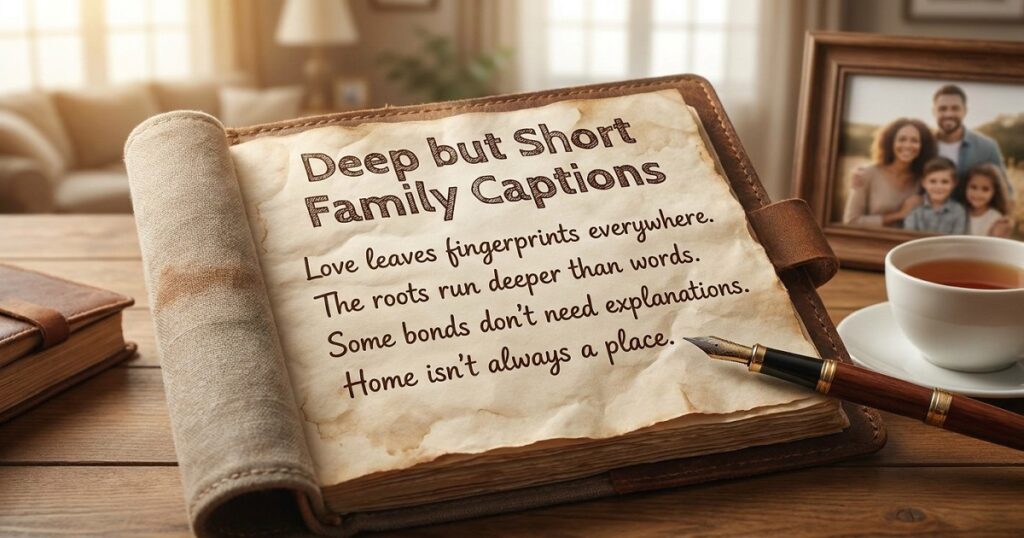 Short Family Photo Captions for Instagram