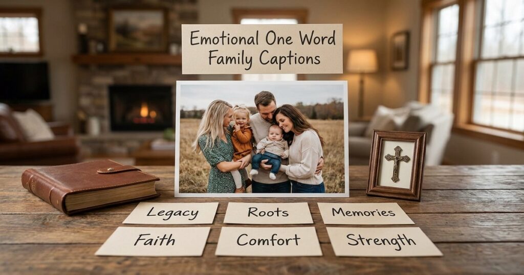 One Word Short Family Captions for Instagram