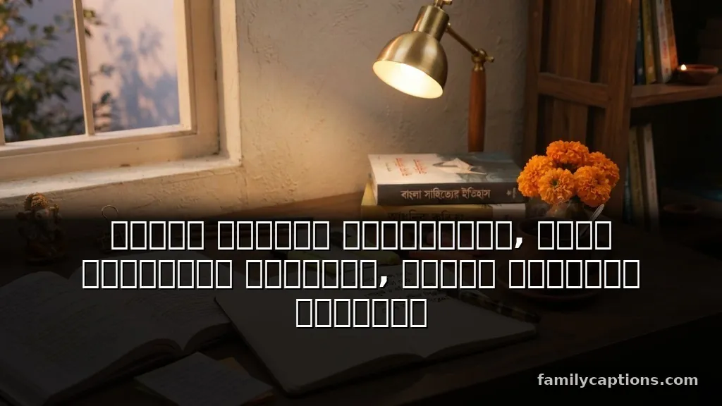 Study Desk Aesthetic Bengali Captions for Instagram During Exam Season
