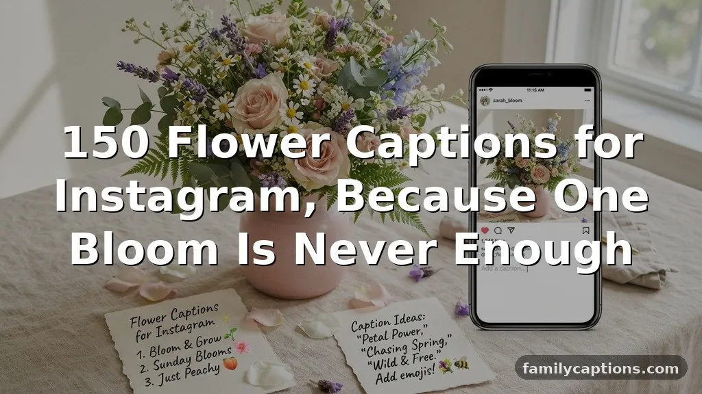 150 Flower Captions for Instagram, Because One Bloom Is Never Enough