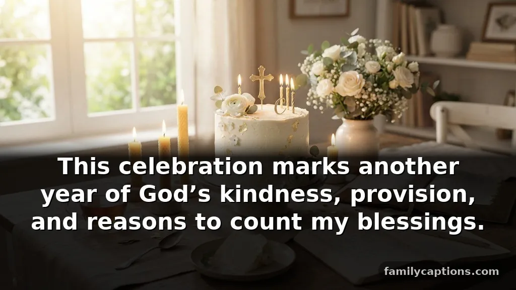 Birthday god captions for instagram that count your blessings