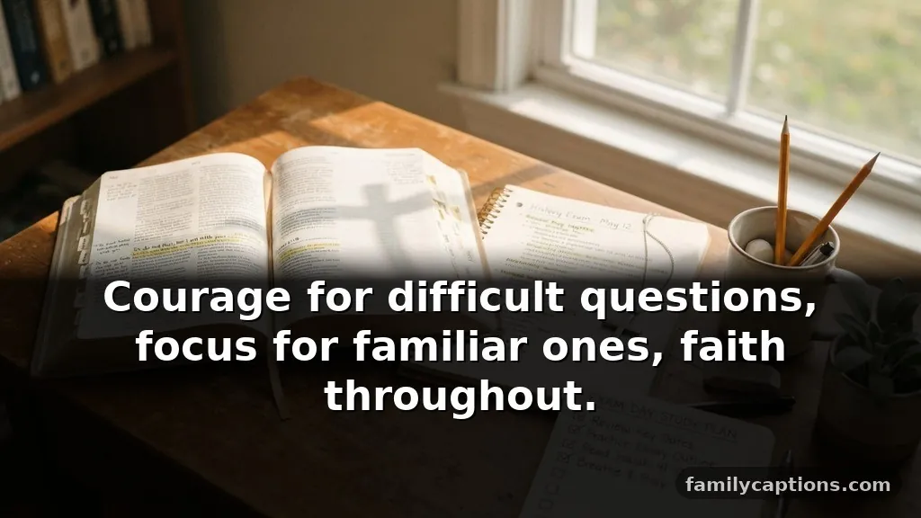 Exam day god captions for instagram when you need faith over fear