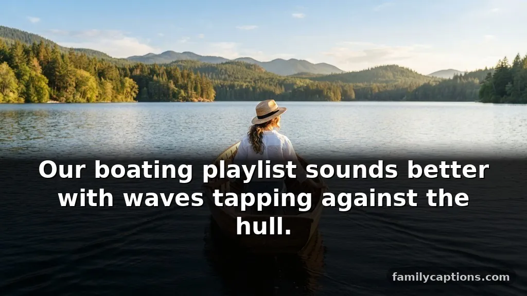 Boating captions and lake captions for Instagram on the water