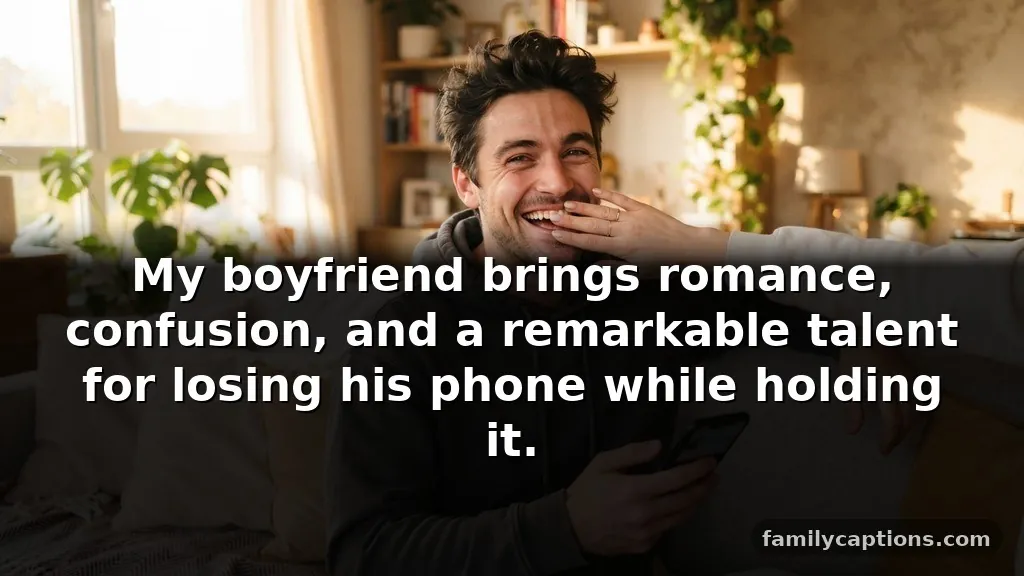 Funny love captions for instagram for boy after a silly couple moment