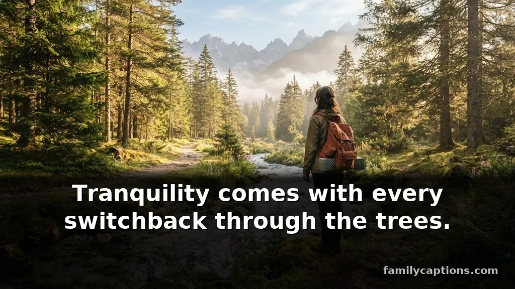 Nature Peace Captions for Instagram on a Hiking Trip