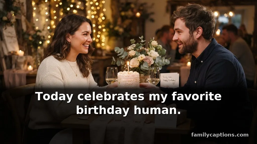 Birthday short love captions for instagram for your partner